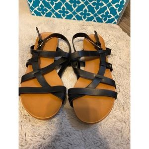 Kelly & Katie Black Sandals